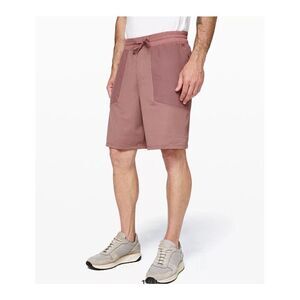 Lululemon Mens Step Back Jump Lined Athletic Shorts Red Dust Size Small
